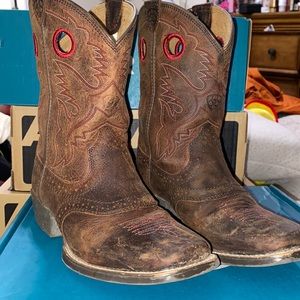 Boys Brown Ariat Boots